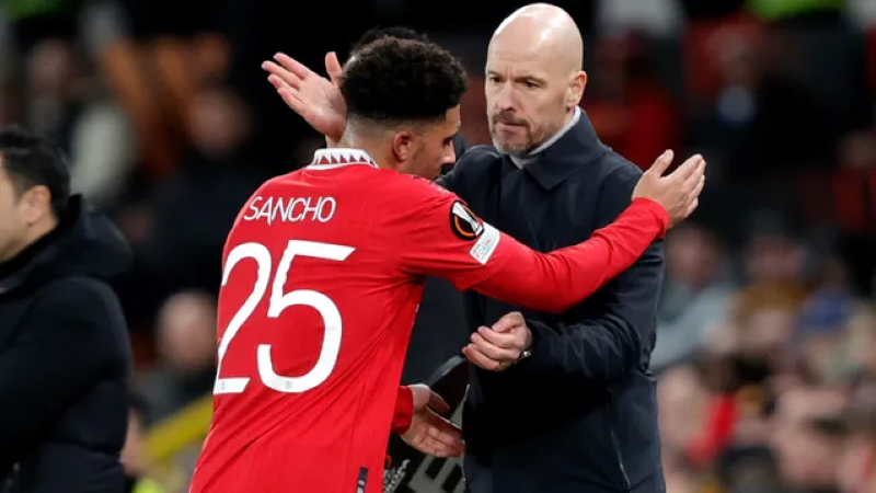 Vì mâu thuẫn với Erik ten Hag, Jadon Sancho có thể sẽ rời Man Utd